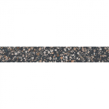 Плинтус Бричиола чёрный матовый обрезной 60x9,5x0,9