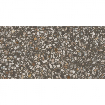 Ступень фронтальная клееная Бричиола коричневый матовый обрезной 33x60x0,9