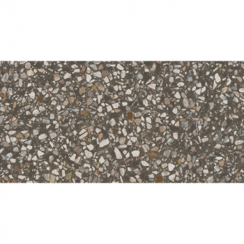 Ступень фронтальная клееная Бричиола коричневый матовый обрезной 33x60x0,9