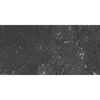 Ступень фронтальная клееная Тубкаль чёрный матовый обрезной 33x60x0,9