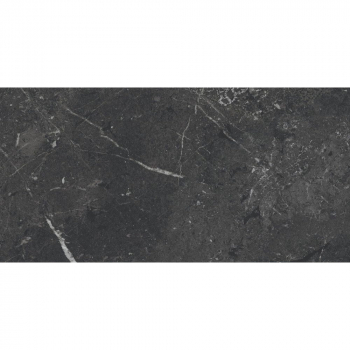 Ступень фронтальная клееная Тубкаль чёрный матовый обрезной 33x60x0,9