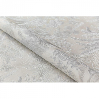 Обои KERAMA MARAZZI арт.KM6201 Оазис мотив, cерый, белый виниловые на флизелиновой основе 10,05м x 1,06м