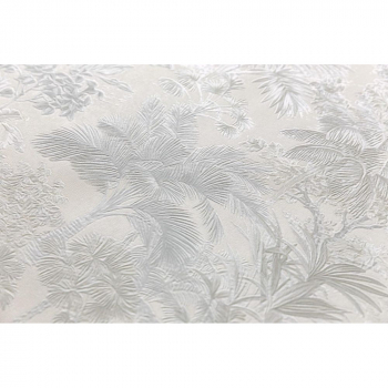 Обои KERAMA MARAZZI арт.KM6201 Оазис мотив, cерый, белый виниловые на флизелиновой основе 10,05м x 1,06м