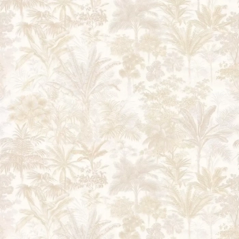 Обои виниловые Оазис мотив, бежевый, белый