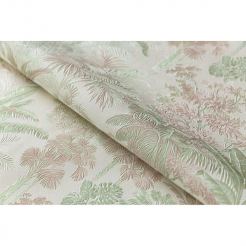 Обои виниловые Оазис мотив, бежевый, зелёный