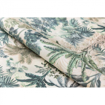 Обои KERAMA MARAZZI арт.KM6205 Оазис мотив, тёмный зелёный виниловые на флизелиновой основе 10,05м x 1,06м