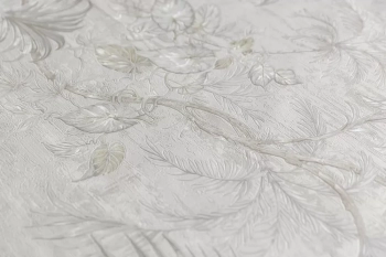 Обои виниловые Оранжерея мотив, белый