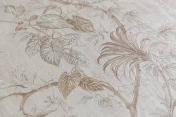 Обои виниловые Оранжерея мотив, бежевый