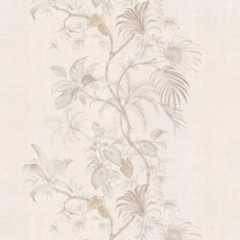 Обои виниловые Оранжерея мотив, бежевый