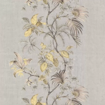 Обои виниловые Оранжерея мотив, серый