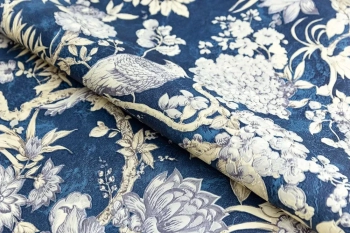 Обои виниловые Азулежу мотив, синий