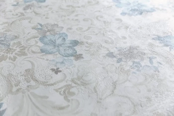 Обои виниловые Азулежу мотив, светло-бежевый