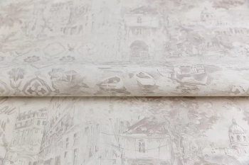 Обои виниловые Впечатление мотив, бежевый