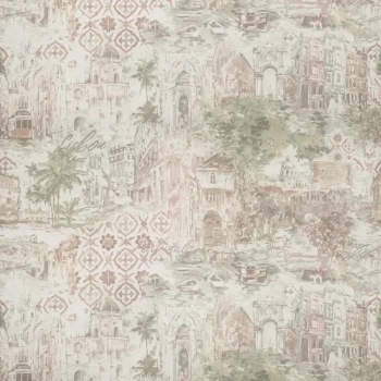 Обои виниловые Впечатление мотив, зеленый