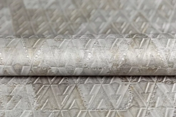 Обои виниловые на флизелиновой основе Коллаж мотив, серый