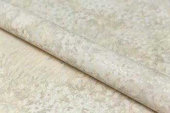 Обои виниловые на флизелиновой основе Апрель мотив 2, жёлтый серый