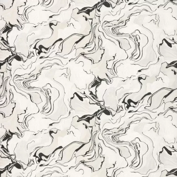 Обои виниловые на флизелиновой основе Галатея база универсальная, белый чёрный
