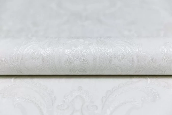 Обои виниловые на флизелиновой основе Ориент мотив, белый