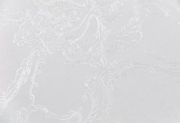 Обои виниловые на флизелиновой основе Ориент мотив, белый