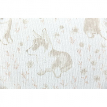 Обои виниловые Уик-энд мотив, бежевый корги