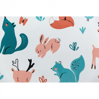 Обои виниловые Уик-энд мотив, оранжево-синий животные