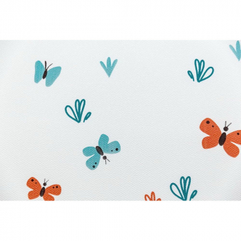 Обои виниловые Уик-энд мотив, оранжево-синий бабочки