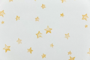 Обои виниловые на флизелиновой основе Уик-энд мотив, бежево-жёлтый звезды