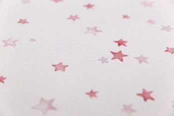 Обои виниловые на флизелиновой основе Уик-энд мотив, розовый звезды