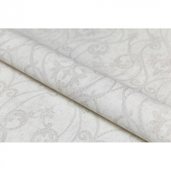 Обои виниловые Дамаск мотив, белый