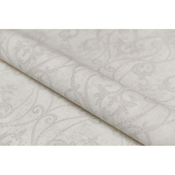 Обои виниловые Дамаск мотив, бежево-серый