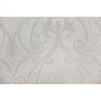 Обои виниловые Дамаск мотив, бежево-серый
