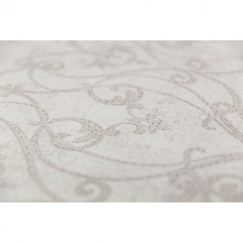 Обои виниловые Дамаск мотив, бежево-серый