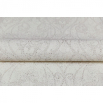 Обои виниловые Дамаск мотив, бежево-серый