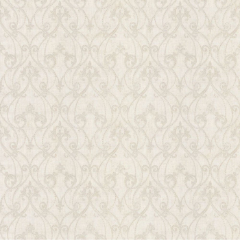 Обои виниловые Дамаск мотив, бежевый