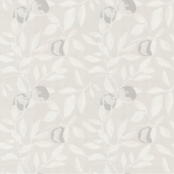 Обои виниловые Шафран мотив, серый, апельсины