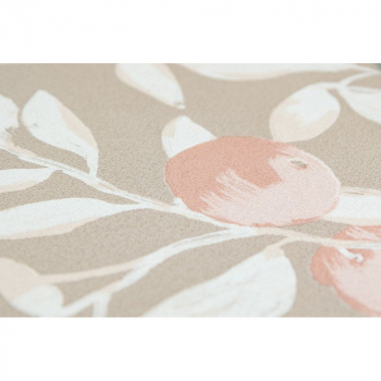 Обои виниловые Шафран мотив, бежевый, апельсины