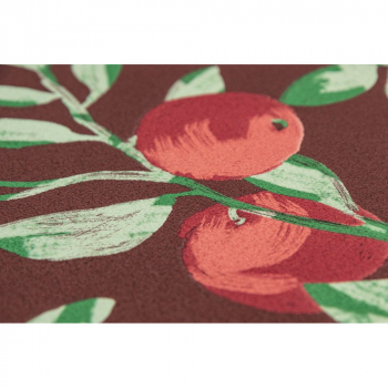 Обои виниловые Шафран мотив, красный, апельсины