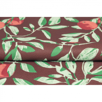 Обои виниловые Шафран мотив, красный, апельсины