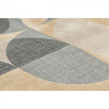 Обои виниловые Шафран мотив, черный, круги