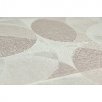 Обои виниловые Шафран мотив, бежевый, круги