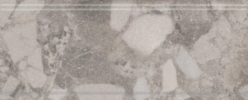 Бордюр Рабат Стоун серый матовый обрезной 30x12x1,3