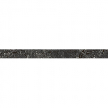 Бордюр Тубкаль чёрный глянцевый обрезной 30x2,5x1,9