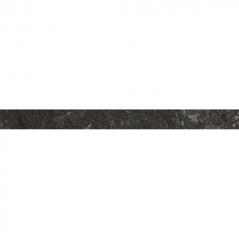 Бордюр Тубкаль чёрный глянцевый обрезной 30x2,5x1,9