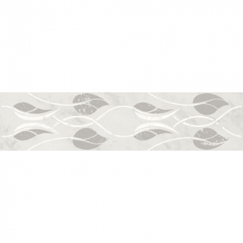 Бордюр Тубкаль белый глянцевый обрезной 30x7,2x0,9