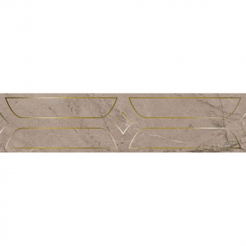 Бордюр Ифран бежевый светлый глянцевый обрезной 60x14,5x0,9