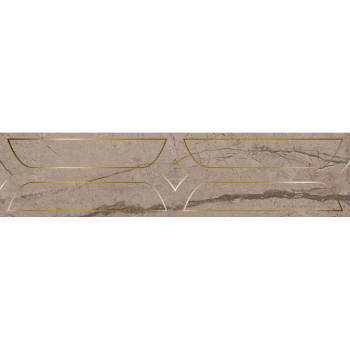 Бордюр Ифран бежевый светлый глянцевый обрезной 60x14,5x0,9
