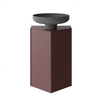 Тумба-модуль CARAVAN под раковину со столешницей без боковин, подвесная 50, марокканский гранатовый