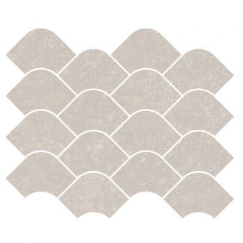 Декор Касабланка наборный серый светлый матовый обрезной 30x25x0,9