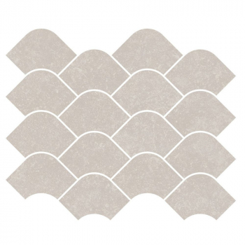 Декор Касабланка наборный серый светлый матовый обрезной 30x25x0,9