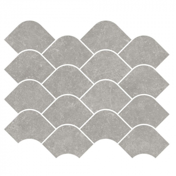 Декор Касабланка наборный серый матовый обрезной 30x25x0,9